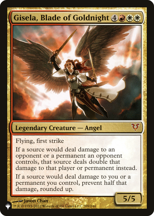 Gisela, Blade of Goldnight (LIST-AVR-209) - mythic