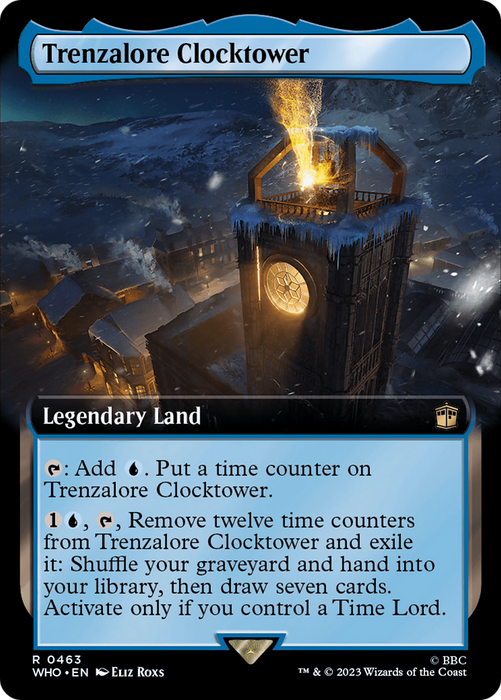 Trenzalore Clocktower (WHO-463) - rare: (Extended Art) - Foil