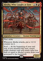 Alesha, Who Laughs at Fate (FDN-115) - rare - Foil