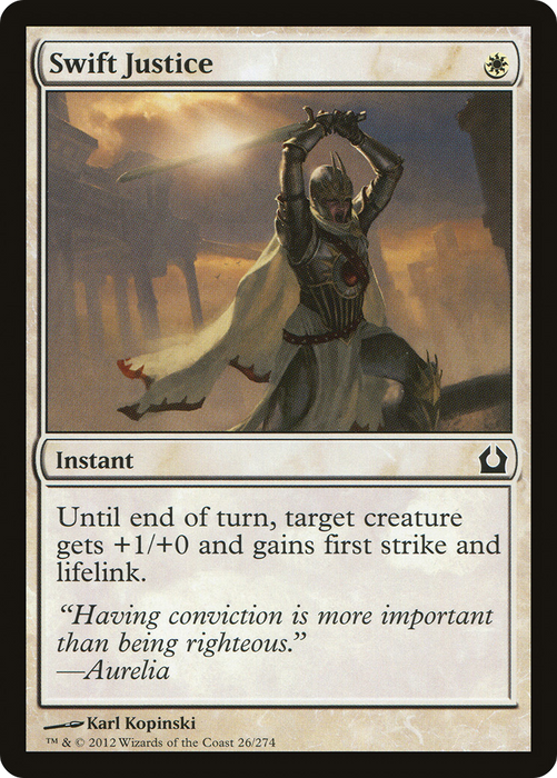 Swift Justice (RTR-026) - common - Foil
