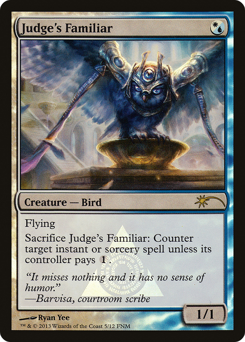 Judge's Familiar (FNM-005) - rare - Foil