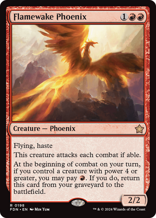 Flamewake Phoenix (FDN-198) - rare
