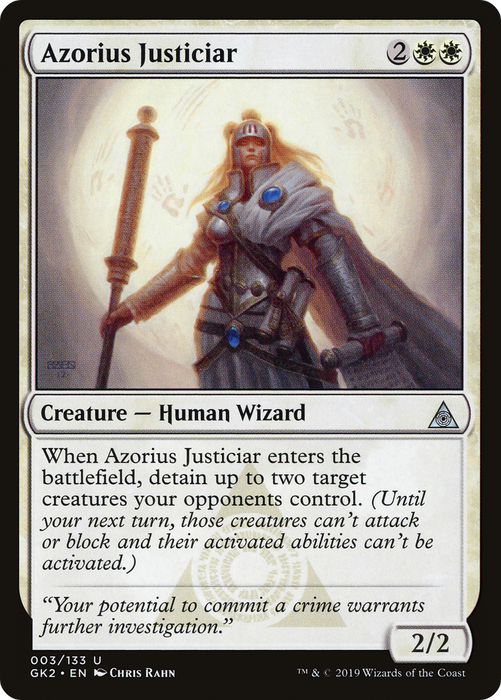 Azorius Justiciar (GK2-003) - uncommon