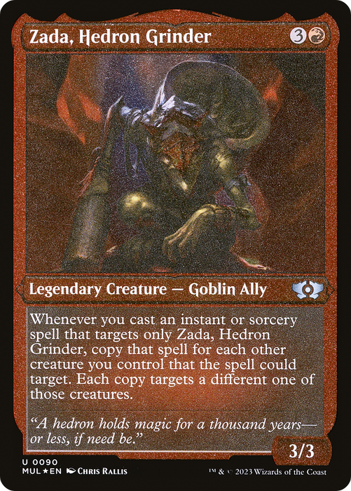 Zada, Hedron Grinder (MUL-090) - uncommon - Etched Foil