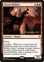 Akoum Hellkite (PRE-139S) - rare - Foil