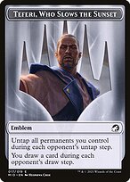 Teferi, Who Slows the Sunset Emblem (TMID-017) - common - Foil
