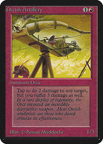 Orcish Artillery (LEA-165) - uncommon