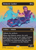 Demonic Junker (DFT-524) - rare (Borderless) - Foil
