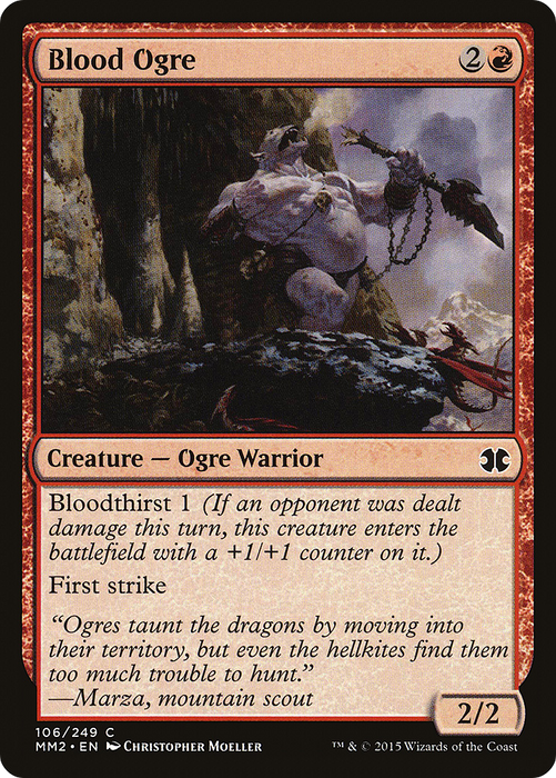 Blood Ogre (MM2-106) - common