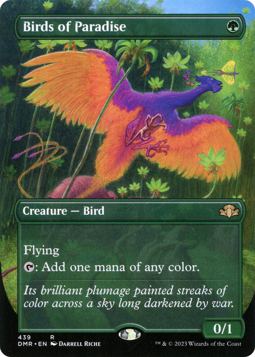 Birds of Paradise (DMR-439) - rare (Borderless)