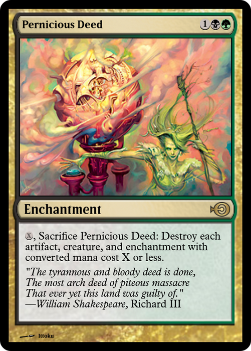 Pernicious Deed (PRM-36306) - rare - Foil