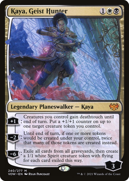 Kaya, Geist Hunter (VOW-240) - mythic