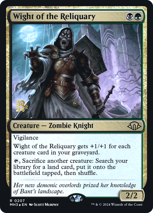 Wight of the Reliquary (PRE-207S) - rare - Foil