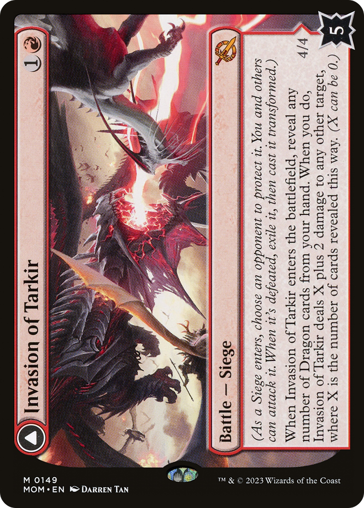 Invasion of Tarkir // Defiant Thundermaw (MOM-149) - mythic - Foil