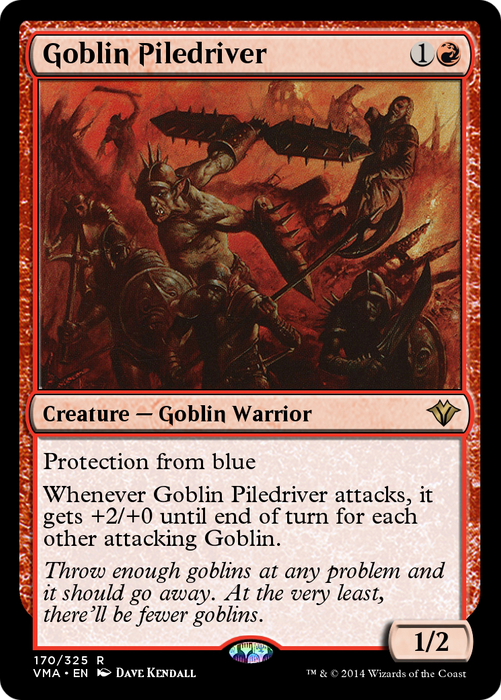 Goblin Piledriver (VMA-170) - rare - Foil