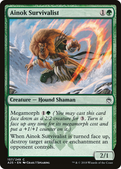Ainok Survivalist (A25-157) - common - Foil