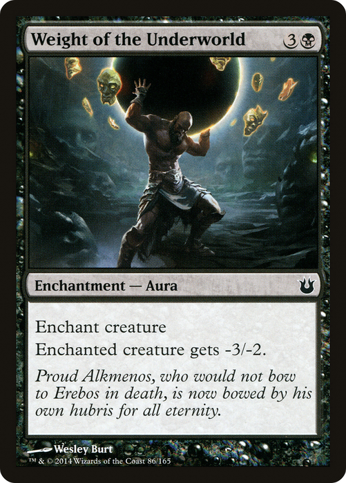 Weight of the Underworld (BNG-086) - common - Foil