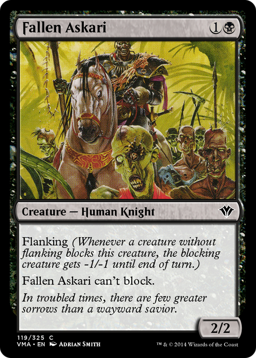 Fallen Askari (VMA-119) - common - Foil