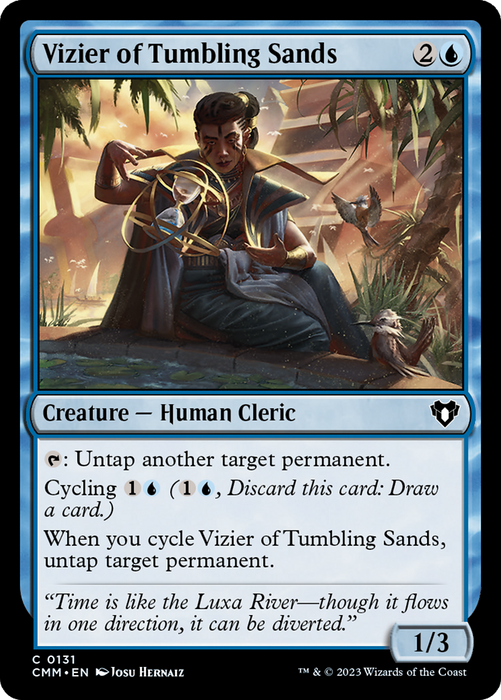 Vizier of Tumbling Sands (CMM-131) - common - Foil