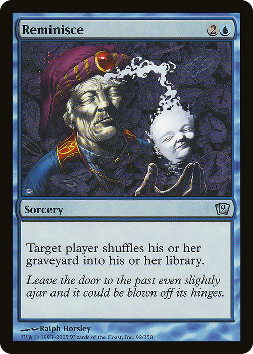 Reminisce (9ED-92★) - uncommon - Foil