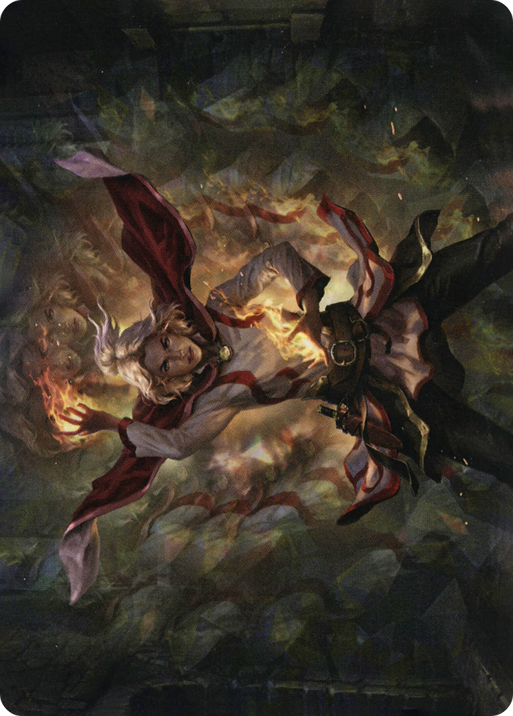 Delina, Wild Mage // Delina, Wild Mage (AAFR-031) - common (Borderless)