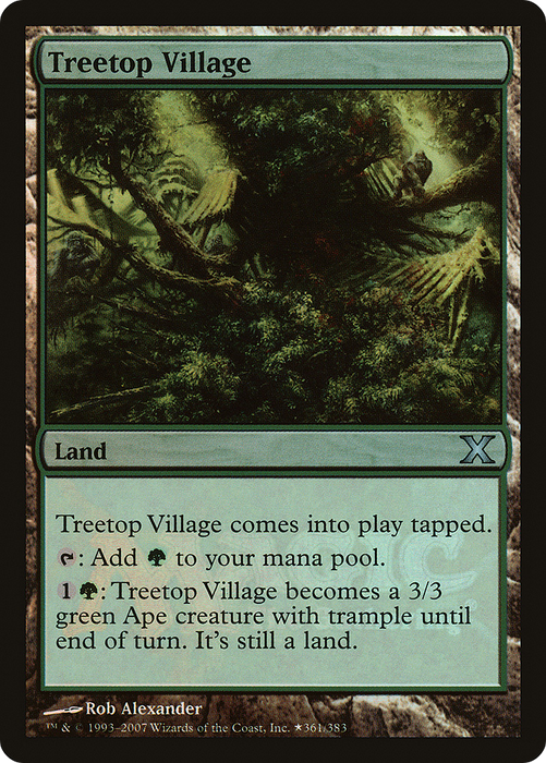 Treetop Village (WPN-002) - uncommon - Foil