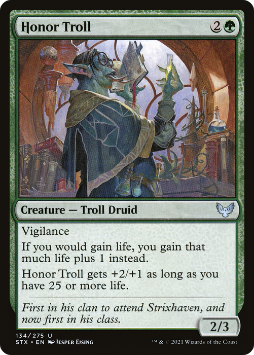 Honor Troll (STX-134) - uncommon - Foil