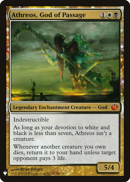 Athreos, God of Passage (LIST-JOU-146) - mythic: (enchantment)