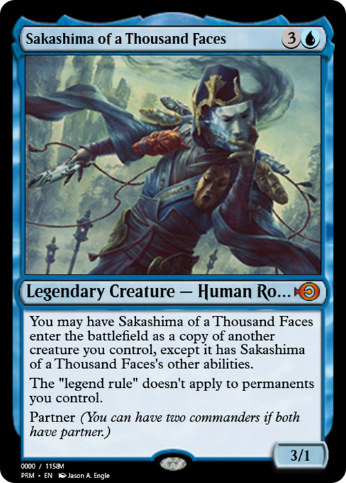 Sakashima of a Thousand Faces (PRM-86236) - mythic
