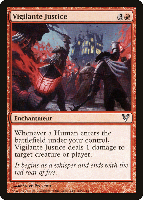 Vigilante Justice (AVR-165) - uncommon - Foil