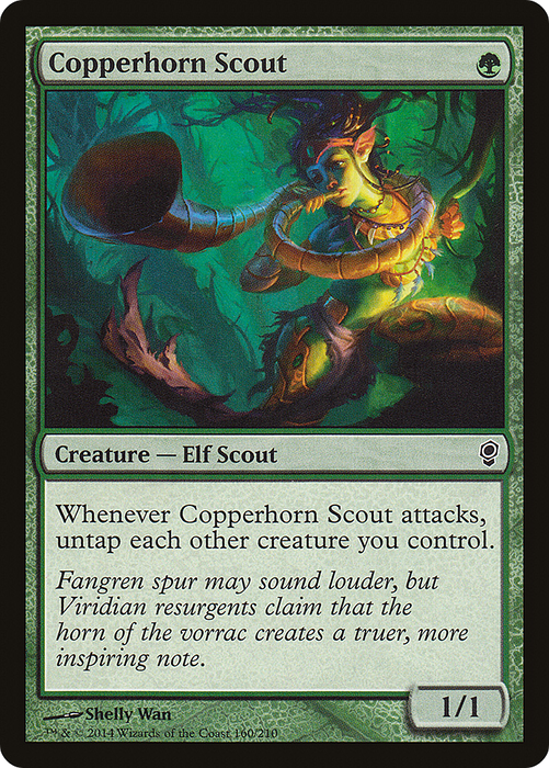 Copperhorn Scout (CNS-160) - common - Foil