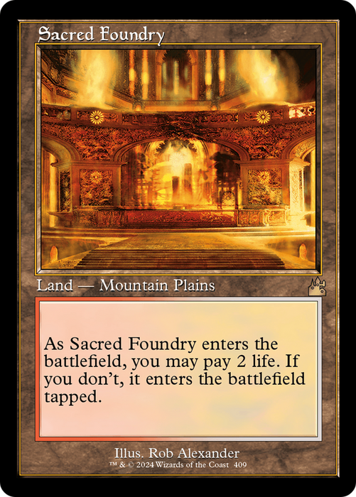 Sacred Foundry (RVR-409) - rare - Foil