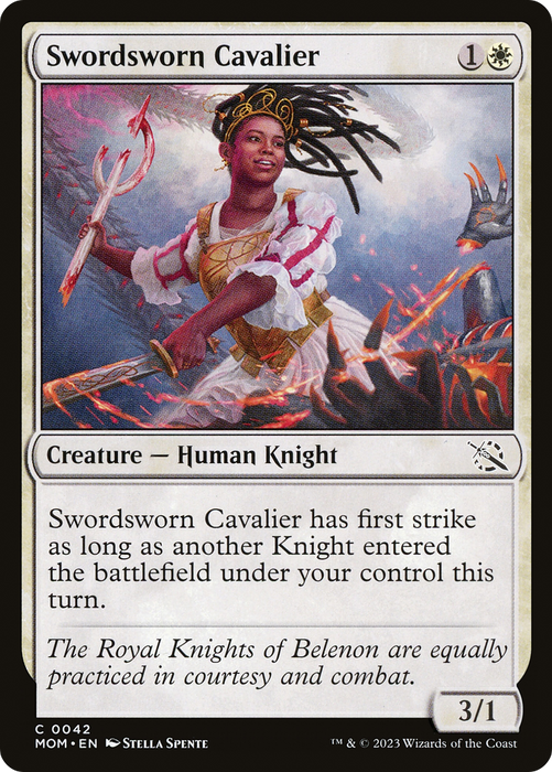 Swordsworn Cavalier (MOM-042) - common