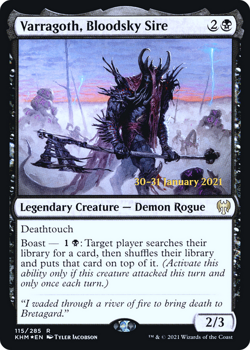 Varragoth, Bloodsky Sire (PRE-115S) - rare - Foil