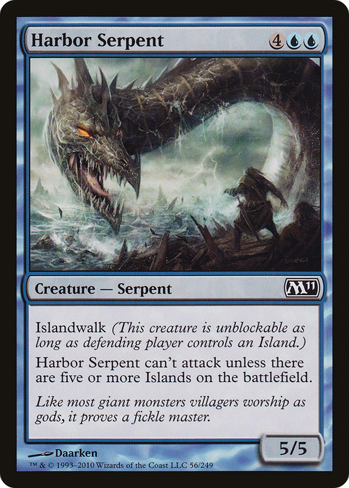 Harbor Serpent (M11-056) - common - Foil