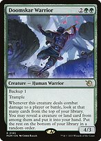 Doomskar Warrior (MOM-185) - rare - Foil