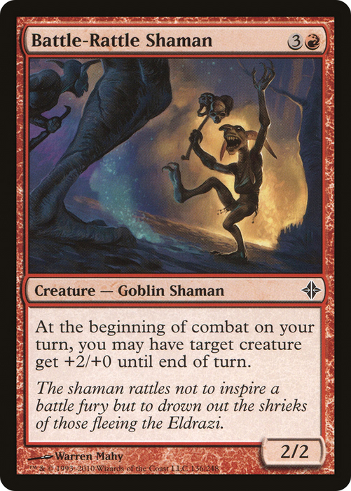 Battle-Rattle Shaman (ROE-136) - common - Foil