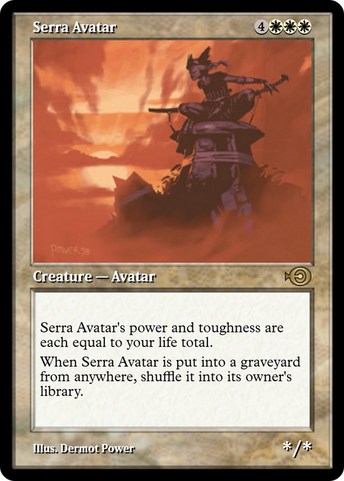Serra Avatar (PRM-26984) - rare - Foil