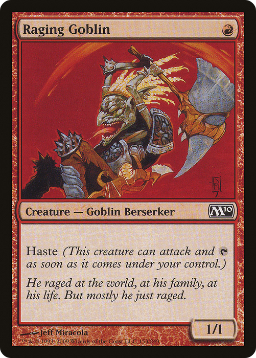 Raging Goblin (M10-153) - common - Foil