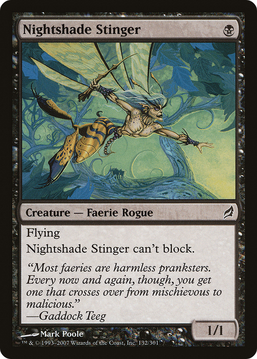 Nightshade Stinger (LRW-132) - common - Foil