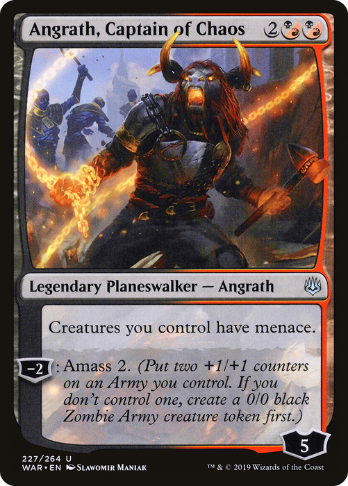 Angrath, Captain of Chaos (WAR-227) - uncommon