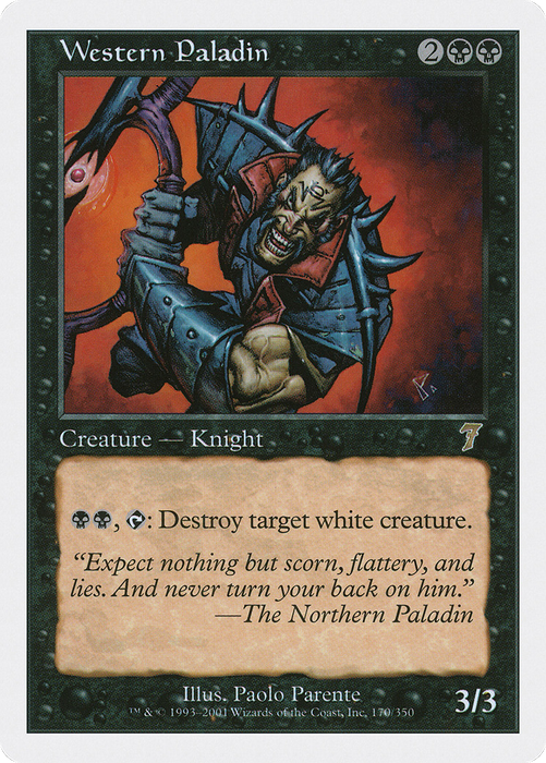 Western Paladin (7ED-170) - rare