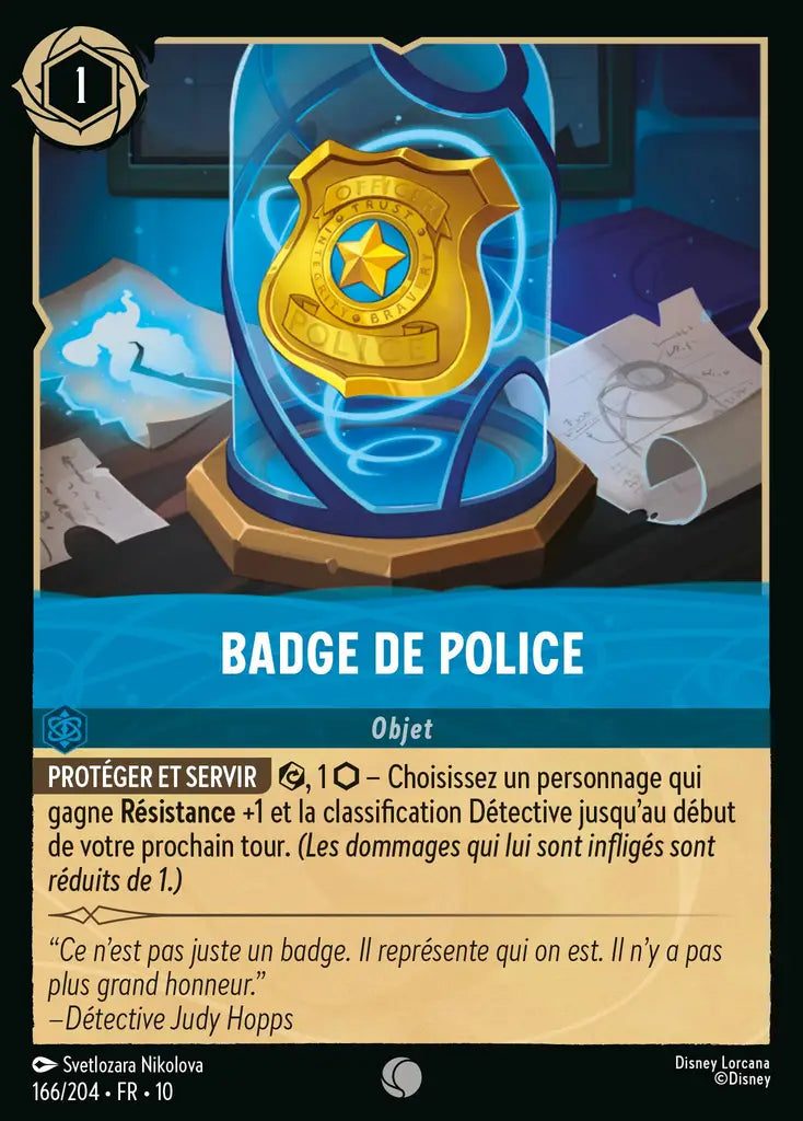 Badge de police (166/204) - LDLP - Commune - Cold Foil