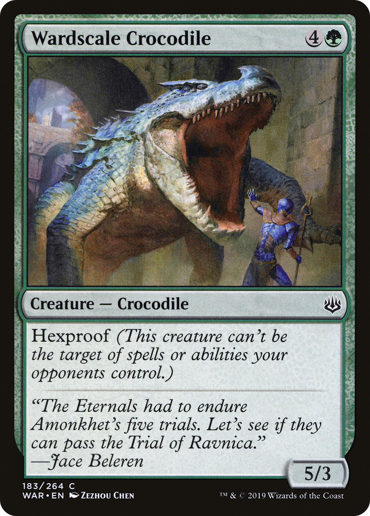 Wardscale Crocodile (WAR-183) - common - Foil
