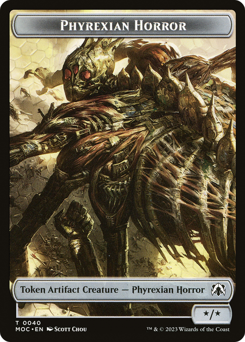Phyrexian Horror (TMOC-040) - common