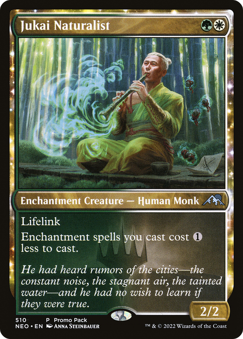 Jukai Naturalist (PPNEO-510) - uncommon: (enchantment) - Foil