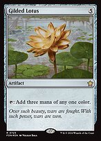 Gilded Lotus (FDN-725) - rare - Foil