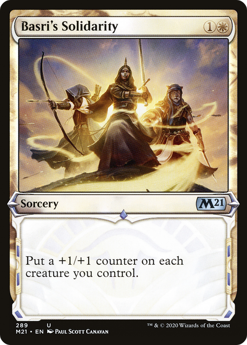 Basri's Solidarity (M21-289) - uncommon: (Showcase) - Foil