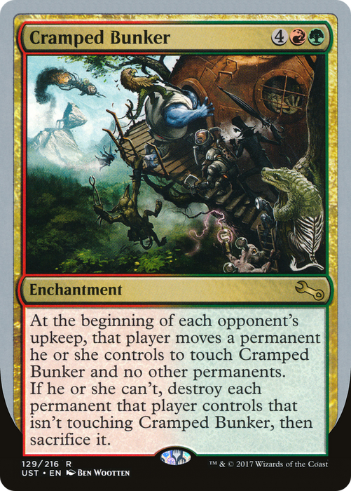 Cramped Bunker (UST-129) - rare - Foil