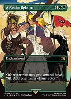 A Realm Reborn (Borderless) (FIN-344) - rare